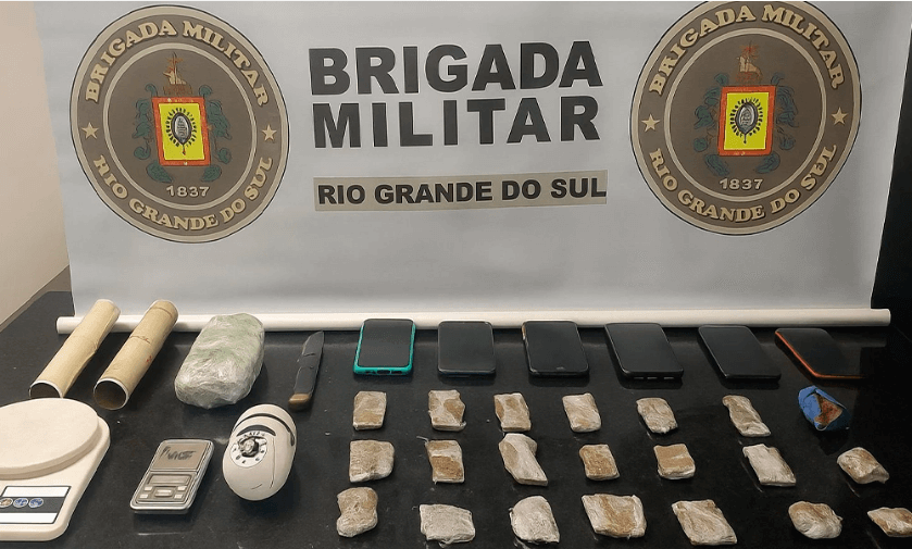 Brigada militar prende cinco por tráfico em Caraá e Cidreira