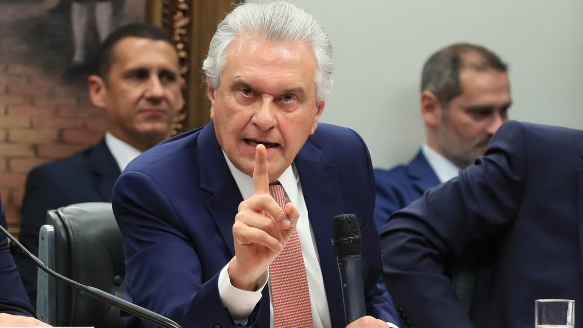 O governador goiano Ronaldo Caiado (União-GO), pré-candidato à presidência da República em 2...