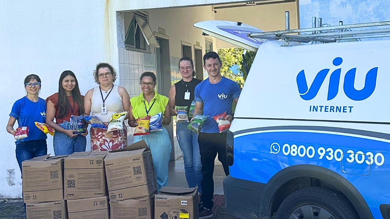 Viu Internet Doa mais de 400 kg de Alimentos em Santo Antônio da Patrulha