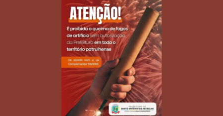 Proibição de Fogos de Artifício em Santo Antônio da Patrulha