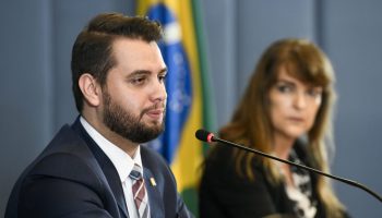Filipe Martins, ex-assessor da Presidência da República para assuntos internacionais, na gestã...