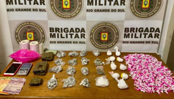 Brigada Militar apreende Grande quantidade de Drogas no Litoral Gaúcho