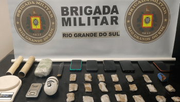 Brigada militar prende cinco por tráfico em Caraá e Cidreira