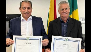 Luciano Pinto da Silva e seu vice Valdir Cenci tiveram eleição confirmada pela Justiça Eleitor...